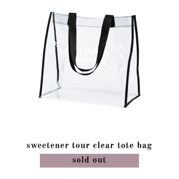 NEW Sweetener World Tour clear tote bag - Picture 3 of 3